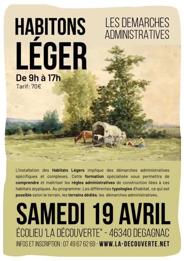 HL_affiche01 Formation Habitat Léger